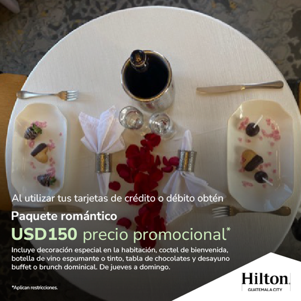 Foto de Hilton Guatemala City Paquete romántico