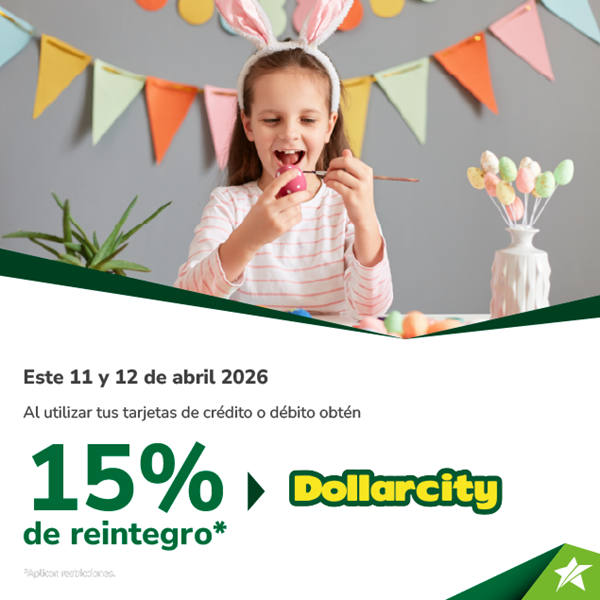 Foto de 15% de reintegro en  dollar citiy