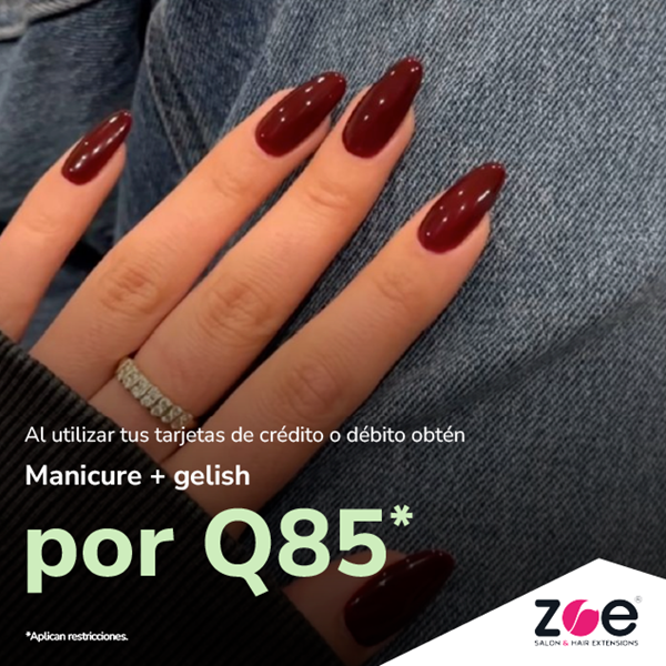 Foto de Manicure + gelish a Q85 en ZOE