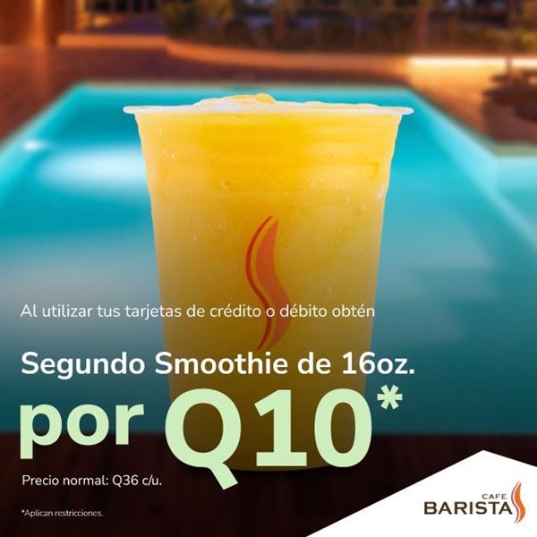 Foto de 2 Smoothies a Q46 en CAFÉ BARISTA