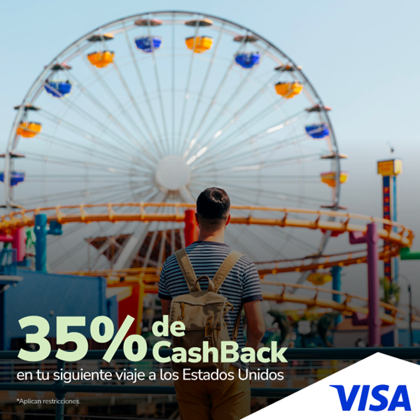 Foto de 35% de Cashback en tu siguiente viaje a los Estados Unidos