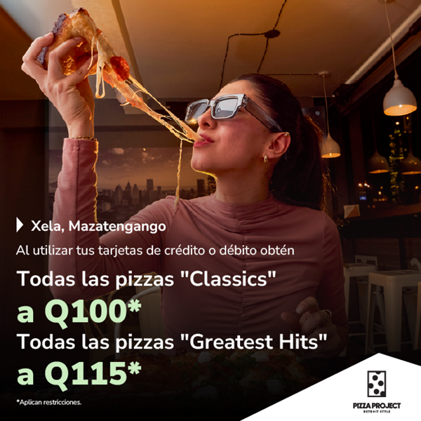 Foto de Pizzas "Classics" a Q100, pizzas "Greatest Hits" a Q115 en Pizza Project