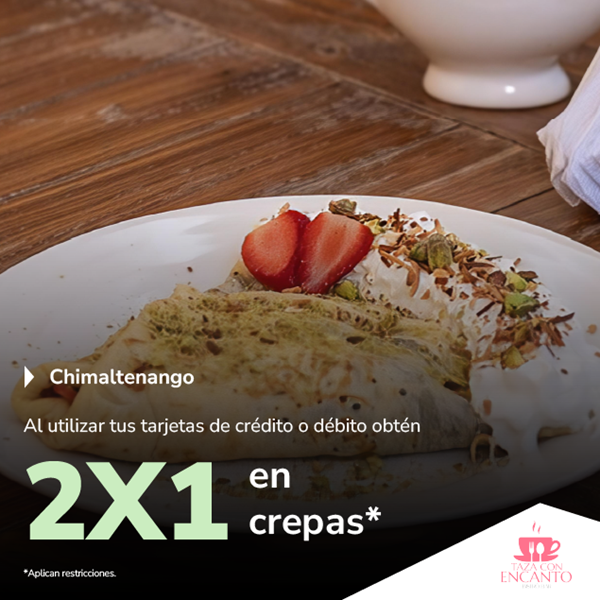Foto de 2x1 en crepas en Taza con Encanto.