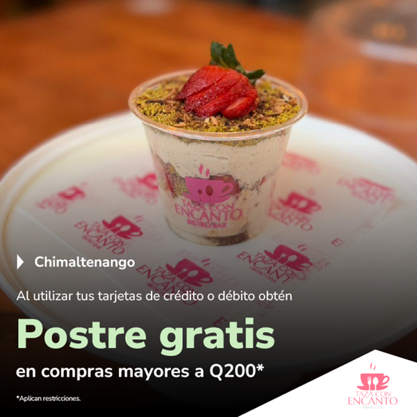 Foto de Postre Gratis en Taza con Encanto.