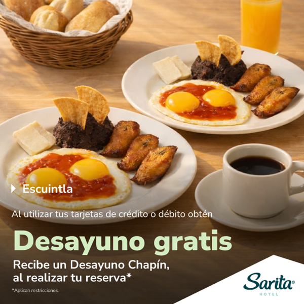 Foto de Desayuno chapín gratis en Sarita Hotel