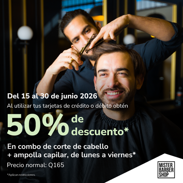 Foto de 50% de descuento en MISTER BARBER SHOP
