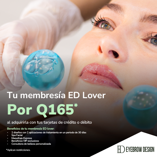 Foto de Eyebrow Design Membresía Cliente ED LOVER – Q165.00