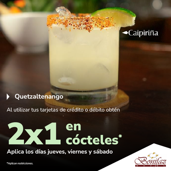 Foto de Hotel Pensión Bonifaz 2*1 en cocteles.