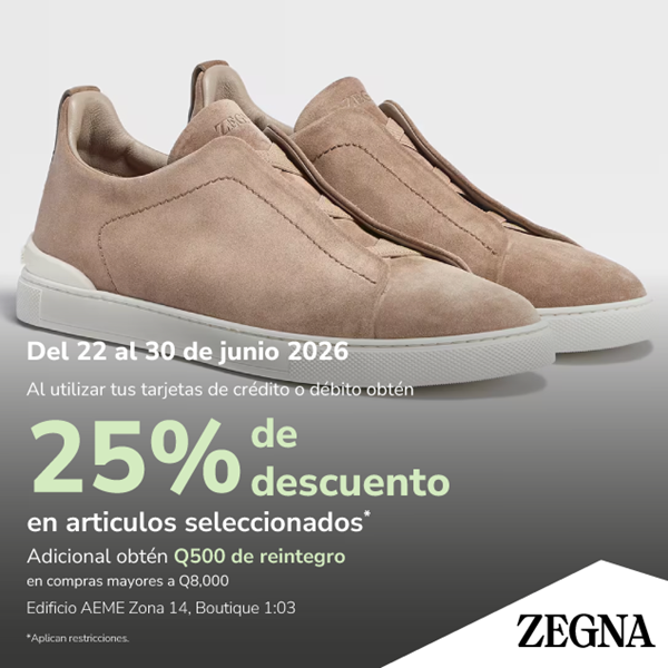 Foto de 25% de descuento en ZEGNA