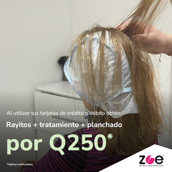 Foto de Rayitos + tratamiento + planchado por Q250 en ZOE
